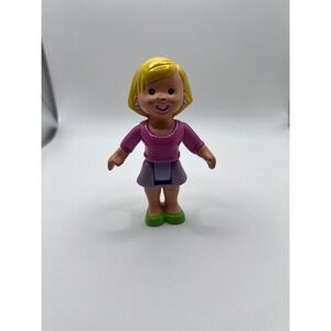 Fisher-Price Loving Family My First Dollhouse 2005 Blonde Mom Figure ONLY EUC